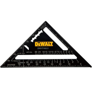 Dewalt DWHT46031-0 Rafter Layout Square 177mm / 7'' 