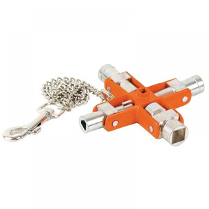 Bahco MK9 Universal 9 in 1 Cross Switch Cabinet Multi-Fitting 9-Way Master Key