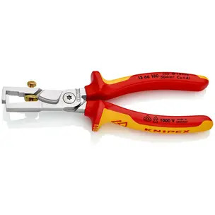 Knipex 13 66 180 StriX VDE Insulation Strippers With Cable Shears 180mm