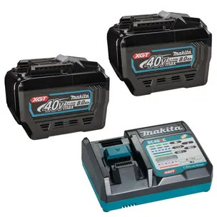 Makita BL4080F 40v MAX XGT 8ah Battery Twin Pack & DC40RC Charger