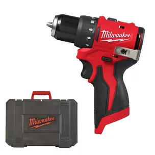 Milwaukee M12BLDDRC-0C 12v Compact Brushless Drill Driver Naked in Case 