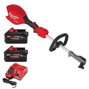 Milwaukee M18FOPH2-802 18v Fuel Outdoor Power Head Gen 2 Quik-Lok Kit - 2 x 8.0ah Forge Batteries & Charger