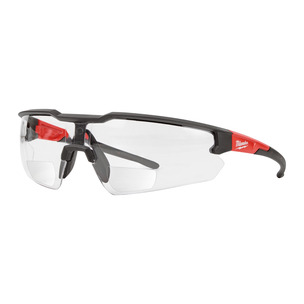 Milwaukee 4932478912 Fog-Free Clear Safety Glasses with +2.5 Corrective Lens 