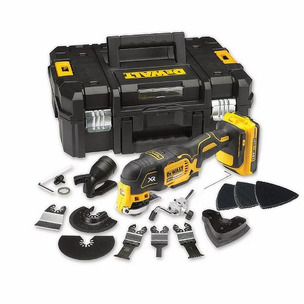 DeWalt DCS355D1 18V XR Brushless Multi-Tool with Accessory Kit (1 x 2.0Ah Battery and Case)