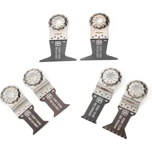 Fein 35222967010 Best Of E-Cut Starlock Wood & Metal Multi-tool Blade Set 6 Pieces