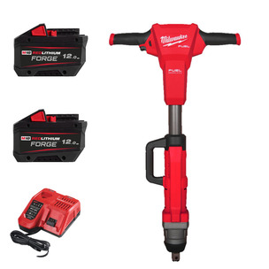 Milwaukee M18FHIWF1R-122C 18v Fuel 1" Railway Impact Wrench with Friction Ring Kit - 2 x 12.0ah Batteries