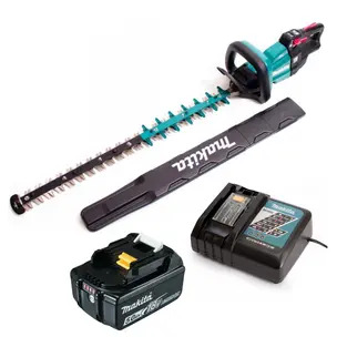Makita DUH751Z 18V Li-ion Cordless 75cm Brushless Hedge Trimmer Kit - 5.0ah Battery & Charger