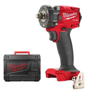 Milwaukee M18FIW2F12-0X 18V Fuel 1/2" Compact Impact Wrench with Friction Ring Naked In Case