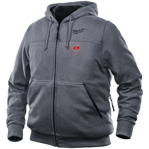 Milwaukee New Gen M12HHGREY3-0 M12 Grey Heated Hoody - Click for Size