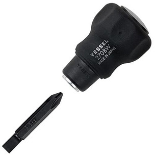 Vessel Cushion Stubby Interchangeable Screwdriver 270BW-62