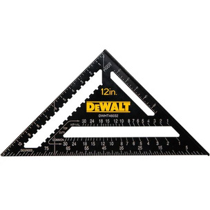 Dewalt DWHT46032-0 Rafter Layout Square 300mm / 12'' 