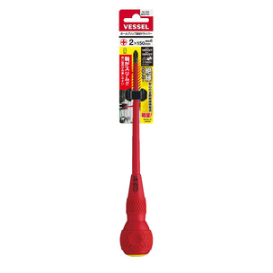 Vessel Ball Grip Insulated Screwdriver No.200 2x150 125846