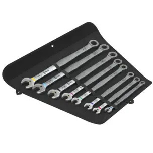 Wera 05020385001 6007 Joker Imperial 8 Set 1 Ratcheting Combination Spanner Set, Imperial - 8 Pieces