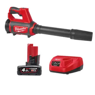 Milwaukee M12BBL-0 12v Cordless Blower Kit - 4.0ah Battery & Charger
