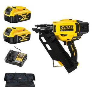Dewalt DCN930N 18v XR 90mm Framing Nailer Kit - 2 x 5.0ah Batteries, Charger & Bag