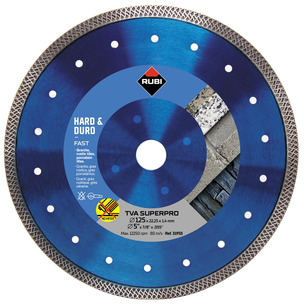 Rubi 31933 Hard Material TURBO VIPER Diamond Blade (TVA) - 125mm