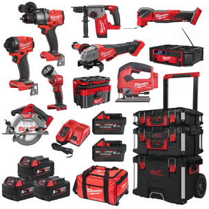 Milwaukee PTM 10pc Packout Monster Kit - Supplied with a 3pc Packout Set 