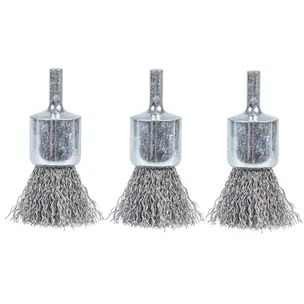 Milwaukee End Brushes For Straight Grinder Crimped - 0.3mm Wire Gauge