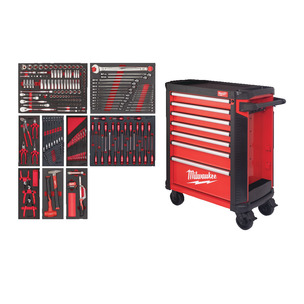 Milwaukee 4932498187 206pc Filled Toolguard 30" Steel Cabinet 