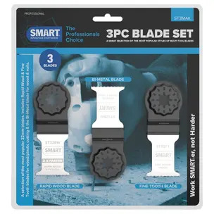 Smart ST3MAK Starlock Professional Series 32mm Multi Cutter Blade Set - 3 Piece