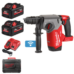 Milwaukee M18ONEFHX-552C 18v SDS Plus Hammer Drill Kit