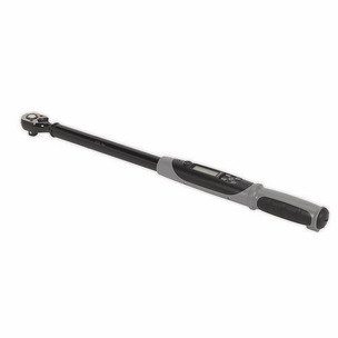 Sealey STW306B 1/2" Square Drive Digital Torque Wrench with Angle Function 20-200Nm -  Premier Black