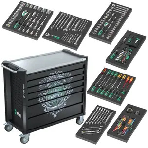 Wera 9701 Tool Rebel roller cabinet Stainless XXL 1 05150131001 - 188 Pieces