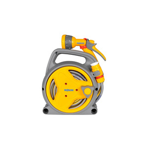 Hozelock 2425 Pico Reel with 10m Hose with Fittings and Spray Gun