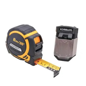 Komelon XMS25PROTAPE 8m (26ft) Contractors Tape with FREE Belt Clip
