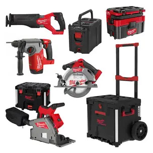 Milwaukee 5 Piece M18 Fuel Brushless Power Tool Kit & Packout Set