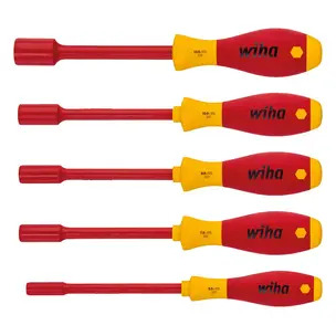 Wiha 29466 SoftFinish Hex Nut Driver Set - 5 Piece