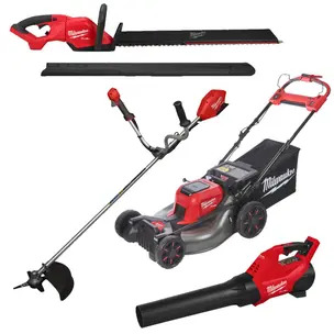  Milwaukee M18 FUEL 18V 4 Piece Gardening Powertool Kit