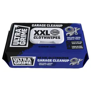 UltraGrime Life Garage Cloth Wipes - Pack Of 80 Wipes