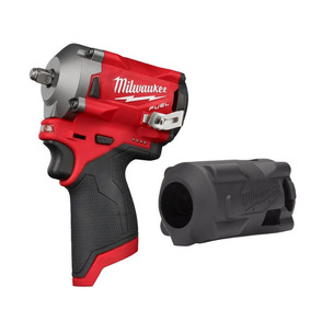 Milwaukee M12FIW38-0 12V Fuel 3/8" Impact Wrench (Body Only) With Sleeve 