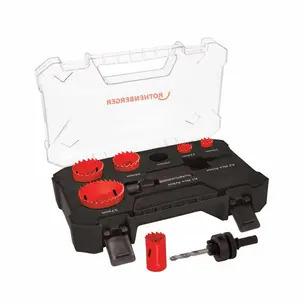 Rothenberger 114202R Plumbers Hole Saw Kit - 6 Piece