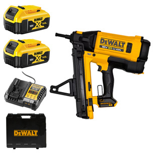 Dewalt DGN845N 18v XR Trak-It Gas Concrete Nailer Kit - 2 x 5.0ah Batteries & Charger