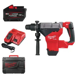 Milwaukee M18FHM-121C 8kg SDS-MAX Drilling & Breaking Hammer Kit 1 x 12Ah