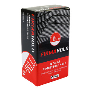 Timco FirmaHold Collated Brad Nails - 16 Gauge - Angled Various Lenghts (Packs of 2000)