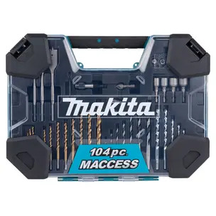 Makita E-22604 MACCESS Drill/Screwdriver Bit Set - 104 Piece