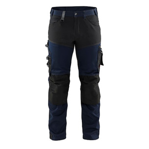 Blaklader 1799 Craftsman Trousers with Stretch Dark Navy/Black - Select Size 