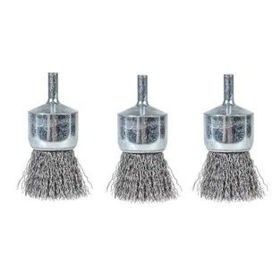 Milwaukee End Brushes For Straight Grinder Crimped - 0.3mm Wire Gauge