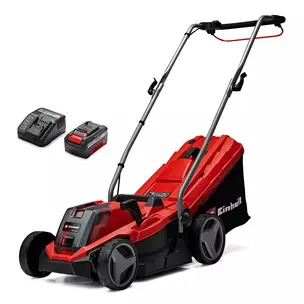 Einhell 3413260 GE-CM 18/33 18v Brushless 33cm Lawn Mower - 1 x 4.0ah Battery