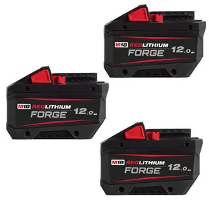 Milwaukee M18FB12 18v Forge 12.0ah Batteries - 3 Pack