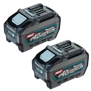 Makita BL4050F 40v Max XGT 5ah Li-ion Battery Twin Pack