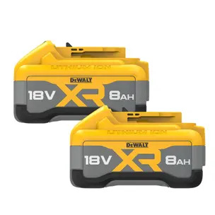 Dewalt DCB1880 18v XR 8.0ah Tabless Batteries - Twin Pack