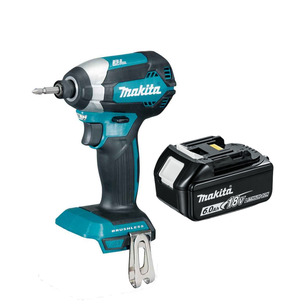 Makita DTD153Z 18V Brushless Compact Impact Driver (Body Only) & BL1860 6.0Ah Battery 