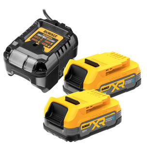 Dewalt DCB1102E2 Powerstack Starter Kit - 2 x 18v XR DCBP034 Batteries and DCB112 Charger