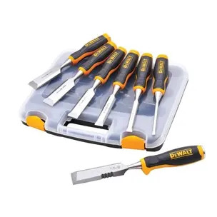 DeWalt XMS25CHISEL 6 Piece Chisel Set & Chisel Knife