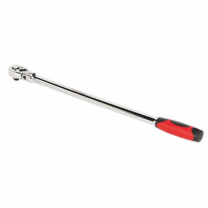 Sealey AK6698 600mm 1/2" Square Drive Extra-Long Flexi-Head Ratchet Wrench
