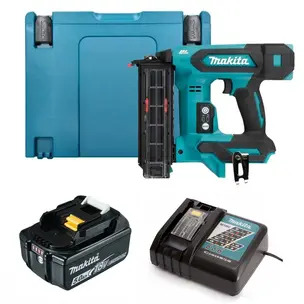 Makita DBN501ZJ 18V LXT Brushless 18G Brad Nailer Kit - 5.0ah Battery, Charger & Case